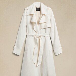 Linen Trench Coat